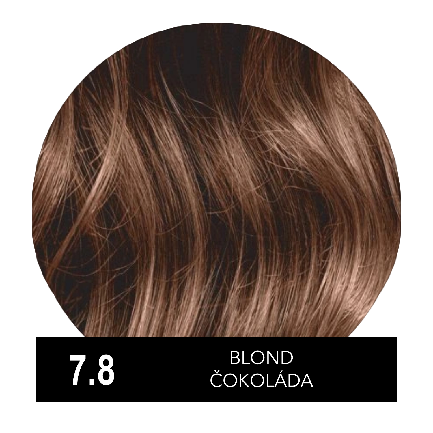 Hely Color permanentní barva na vlasy - blond čokoláda (7.8/7CH) 60 ml