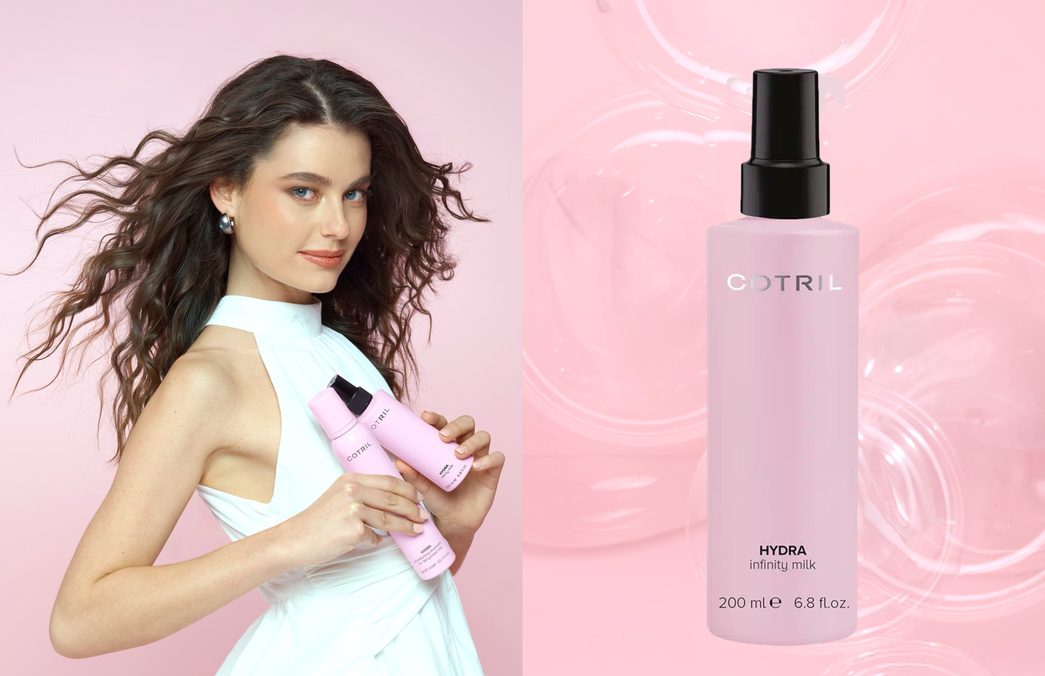 Cotril Hydra Infinity hydratační mléčný sprej pro suché vlasy