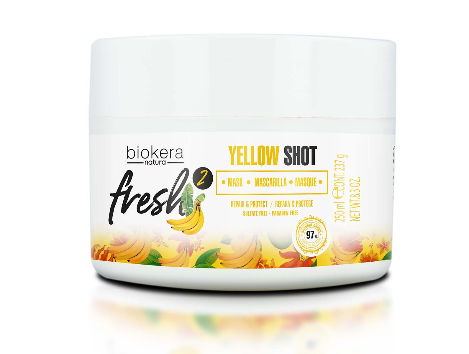 Akce 2+1 Zdarma! Salerm Biokera Yellow Shot kosmetická sada pro vlnité vlasy