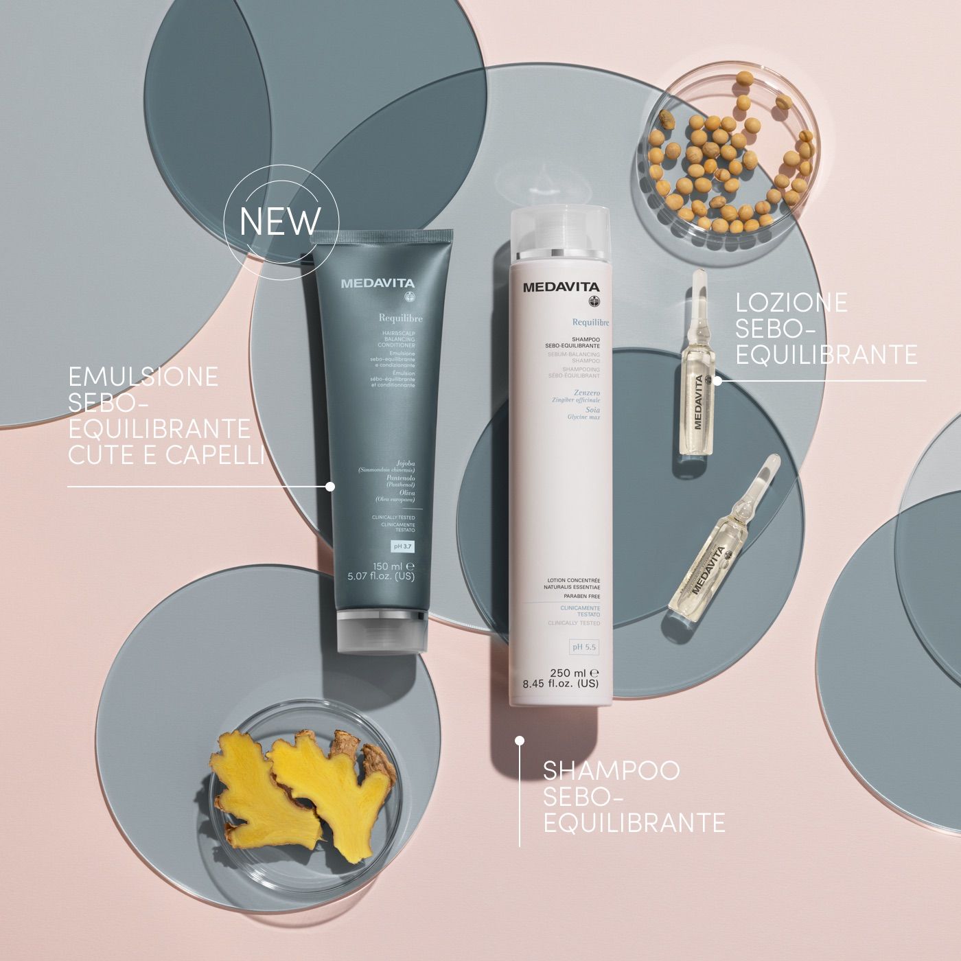 Medavita Requilibre kondicionér na mastné vlasy 500 ml