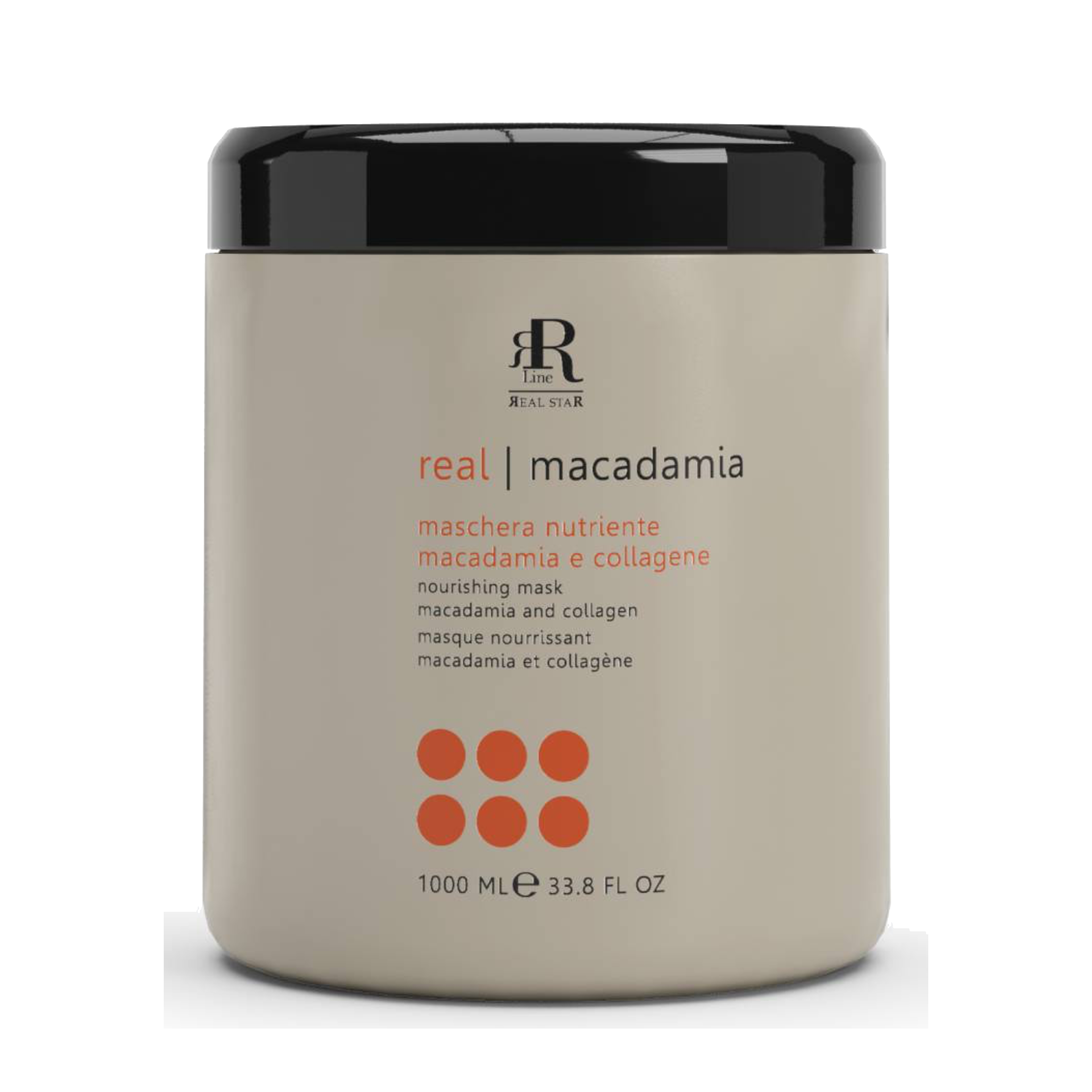 RR Macadamia Star vyživující maska pro fádní vlasy 1000 ml