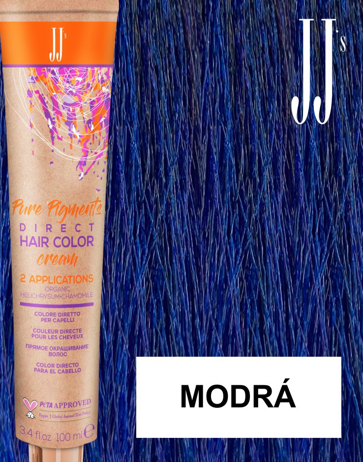 JJ's Direct Deep Blue barva na vlasy modrá 100 ml