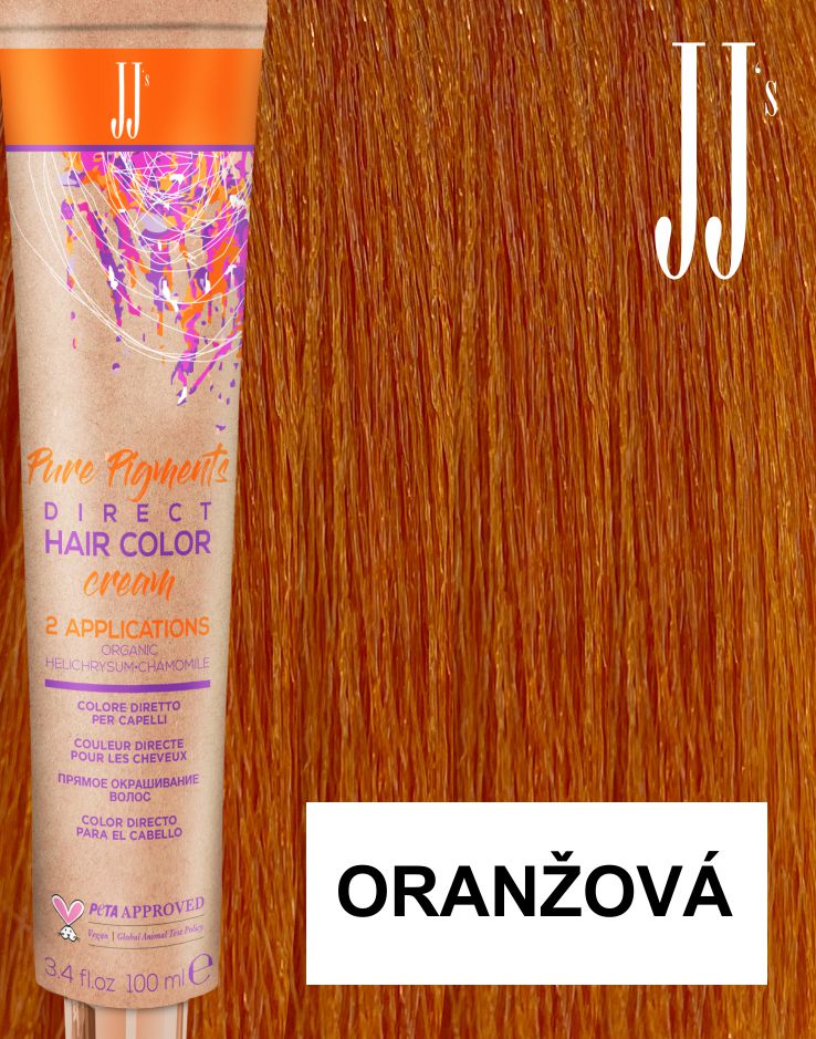 JJ's Direct Orange Tiger barva na vlasy oranžová 100 ml