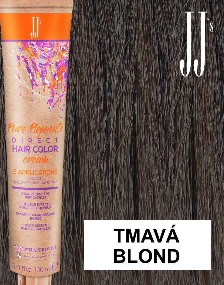 JJ's Direct Dark Blond barva na vlasy tmavá blond 100 ml