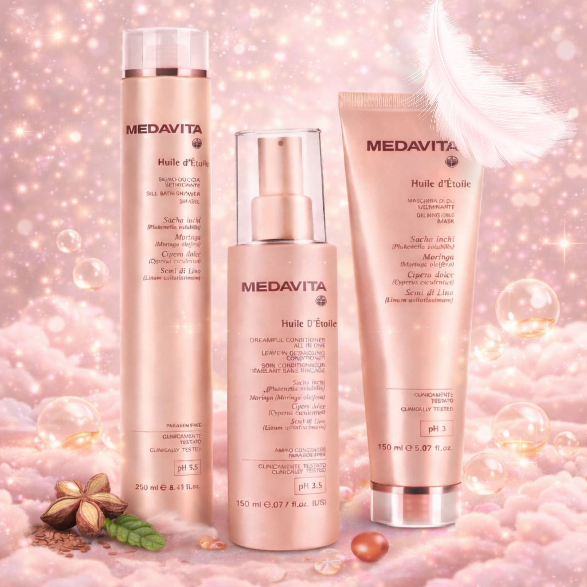 Medavita Huile kosmetická sada pro krásné vlasy