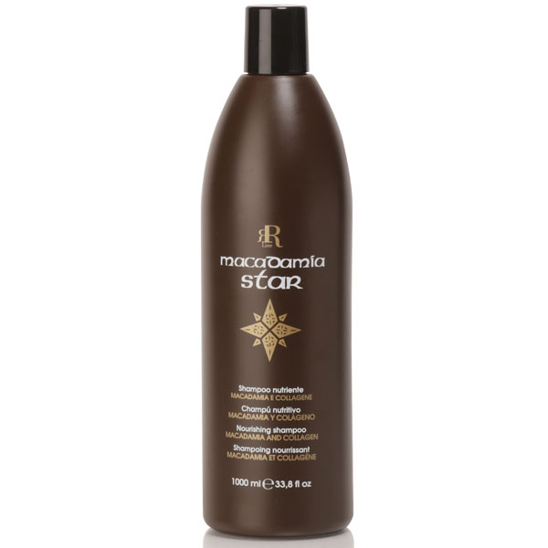 RR Macadamia Star vyživující šampón pro fádní vlasy 1000 ml