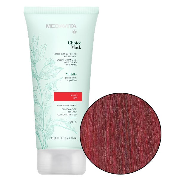 MedaVita Choice barvící maska červená (red) 200 ml