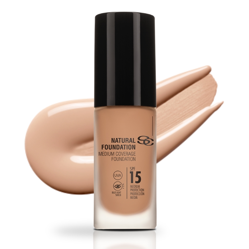 Salerm Beauty Line Natural Foundation středně krycí make-up F10 30 ml