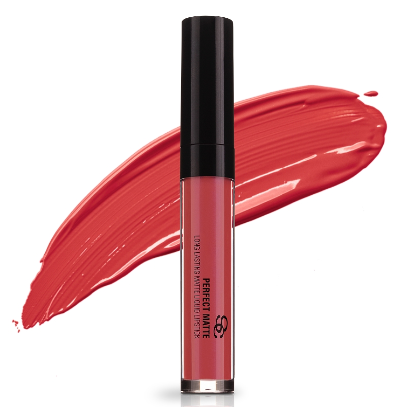 Salerm Beauty Line Perfect Matte matná tekutá rtěnka PM02 Living Coral 9 ml