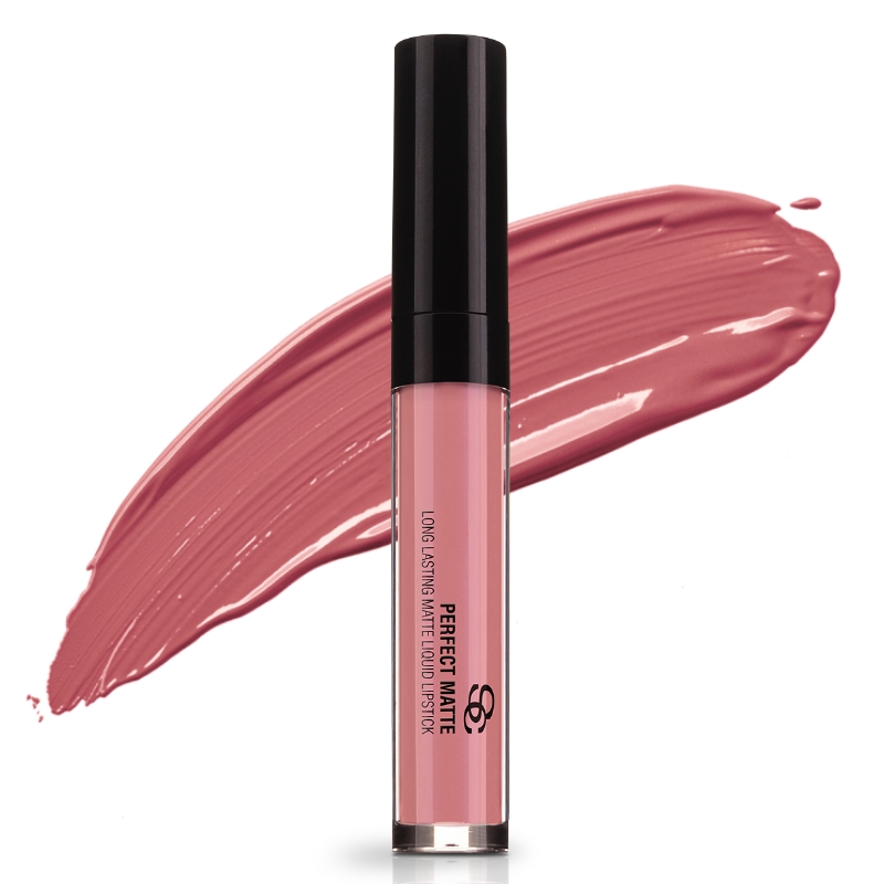 Salerm Beauty Line Perfect Matte matná tekutá rtěnka PM03 Rose Beige 9 ml