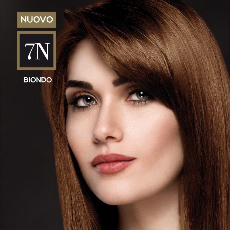 Lialysse barva na vlasy s keratinem a arganovým olejem 7N blond