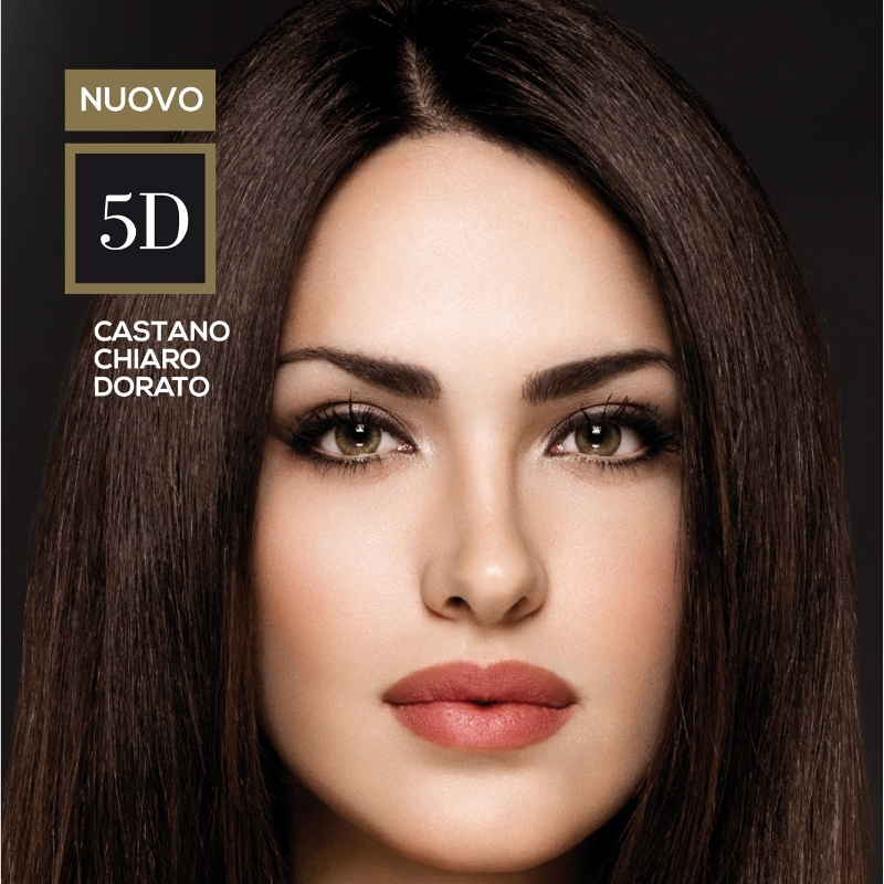 Lialysse barva na vlasy s keratinem a arganovým olejem 5D zlatá světle hnědá