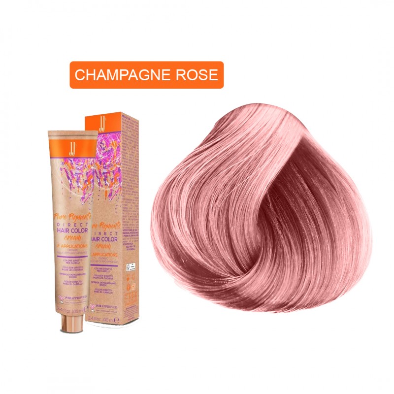 JJ's Direct Champagne Rose barva na vlasy korálová růžová 100 ml