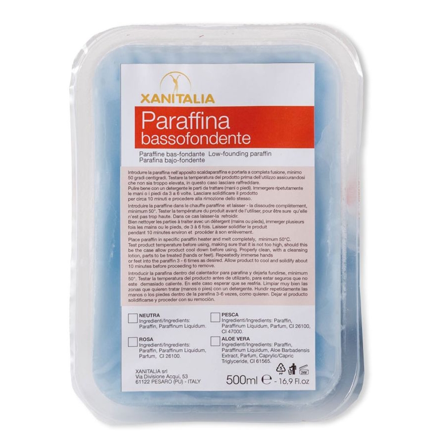 Xanitalia Aloe vera parafín pro ruce a nohy 500 ml