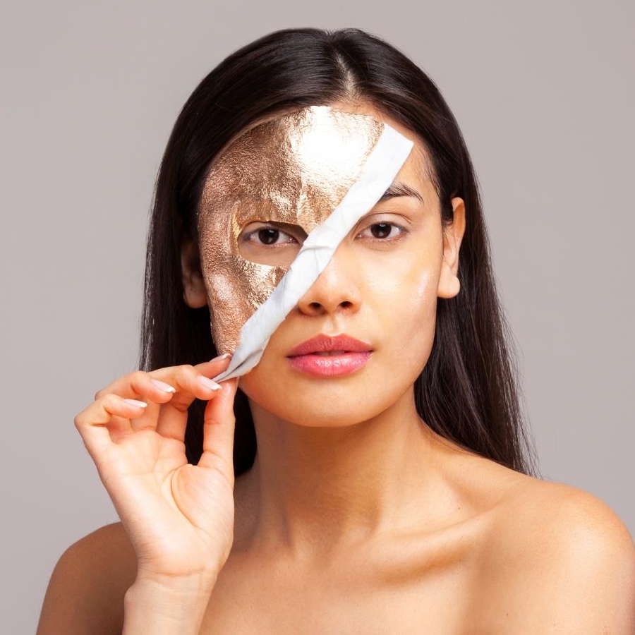 IDC Rose Gold Mask hydratační slupovací maska proti vráskám 22 g