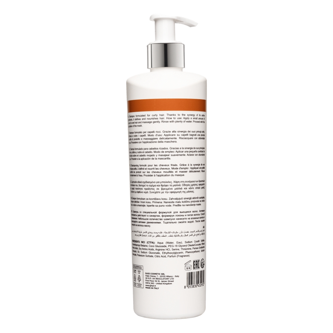 JJ Curly šampón pro vlnité vlasy 350 ml