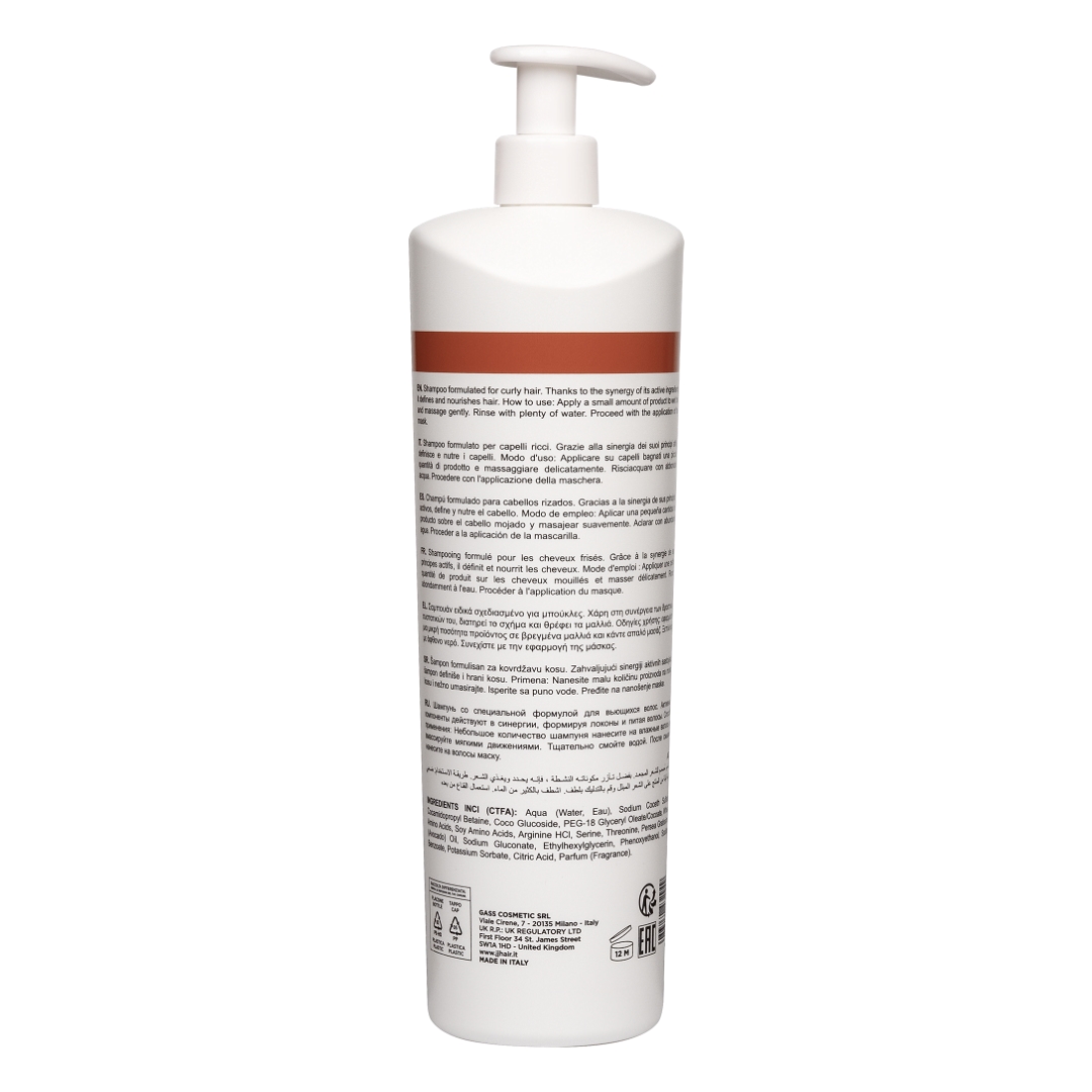 JJ Curly šampón pro vlnité vlasy 1000 ml