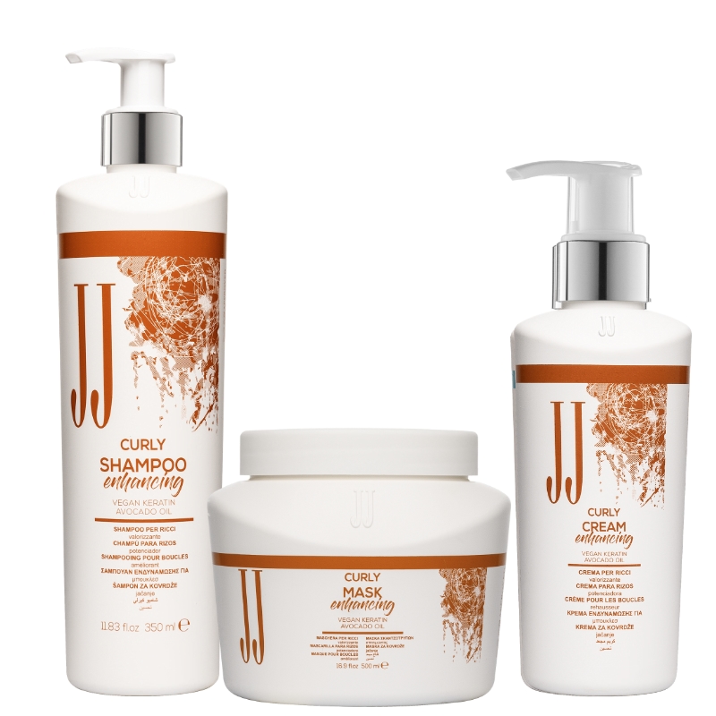 Akce 2+1 zdarma! JJ Curly kosmetická sada pro vlnité vlasy