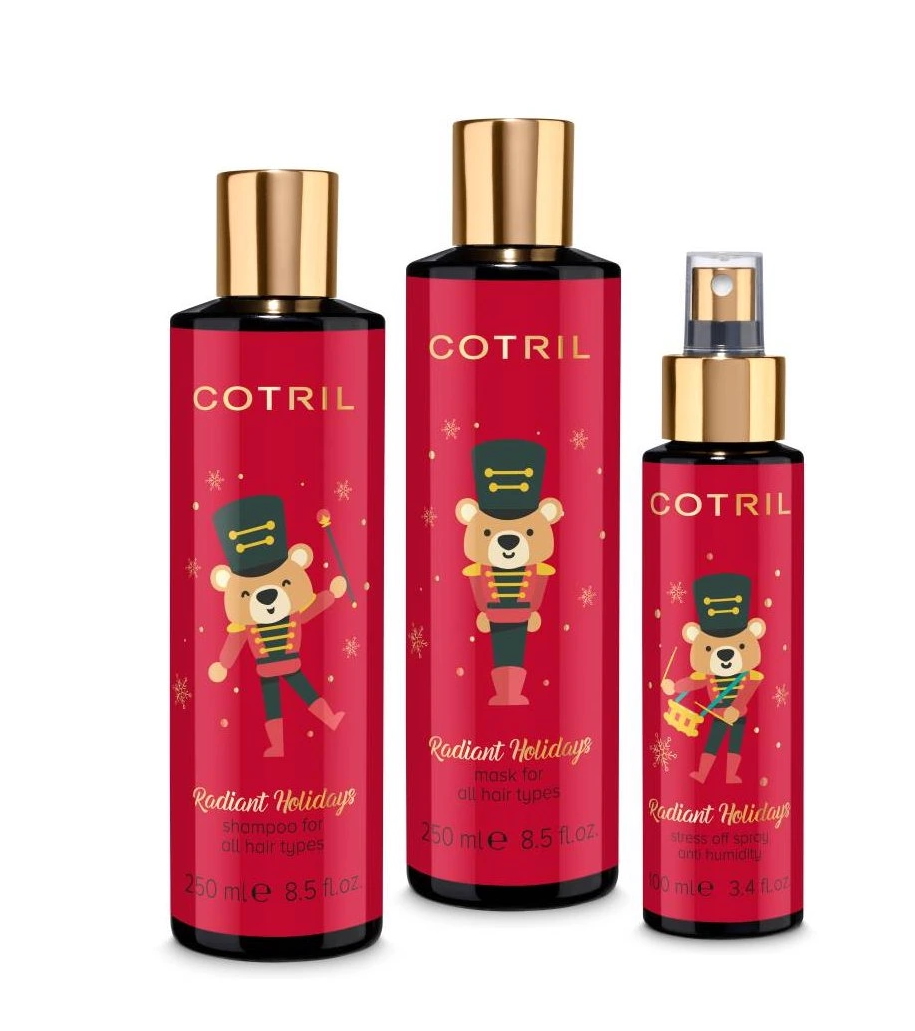 Cotril Radiant Holiday vánoční kosmetická sada 3 x 50 ml