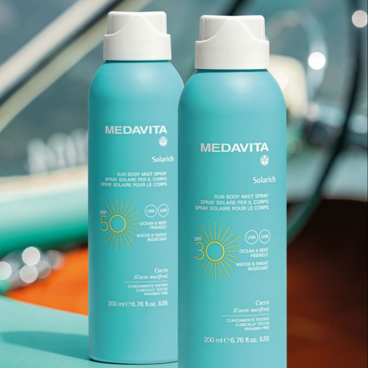 Medavita Solarich tělová mlha s ochranou SPF 50 200 ml