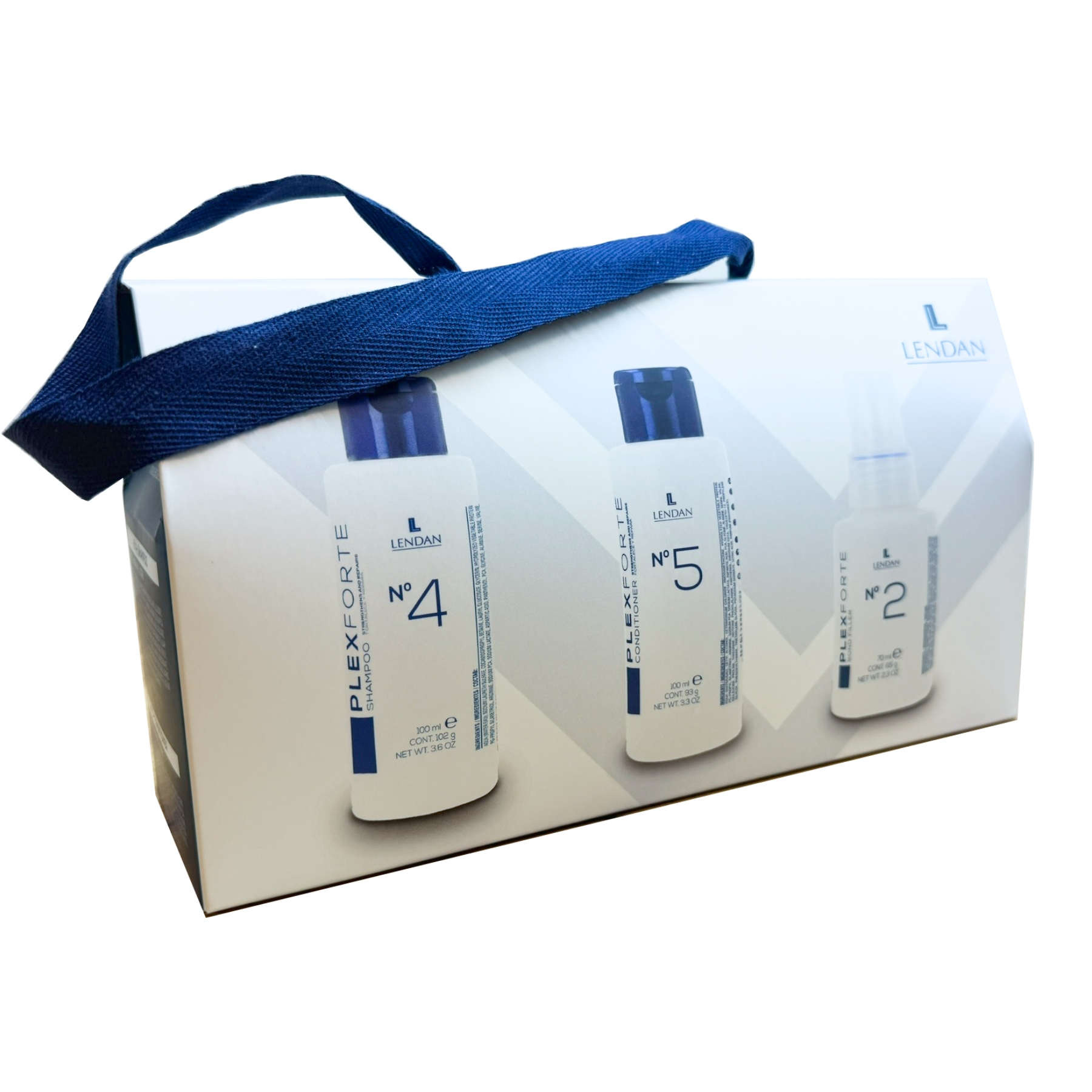 Lendan PlexForte cestovní kosmetická sada pro poškozené vlasy