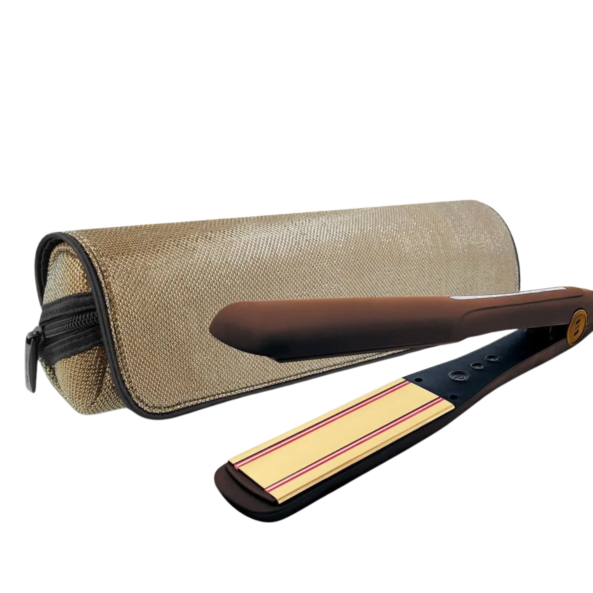 Salerm Therapy Marron profesionální infračervená žehlička na vlasy hnědá