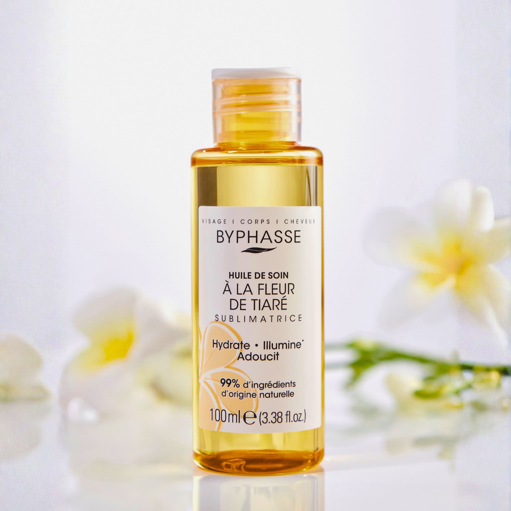 Byphasse Sublimatrice Tiaré Flower olej na vlasy, pleť a tělo 100 ml