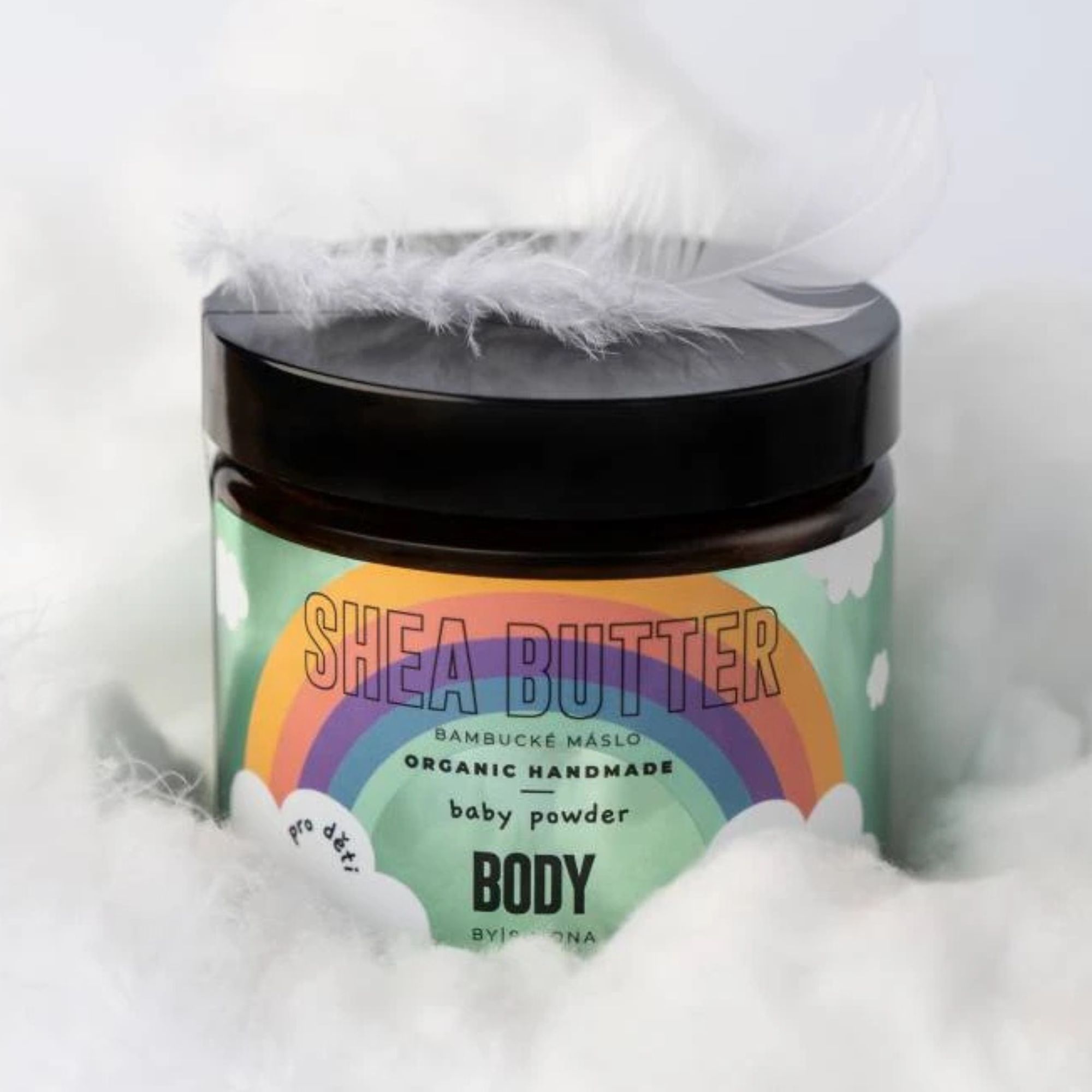 Body by Simona Baby Powder bambucké máslo pro děti 250 ml