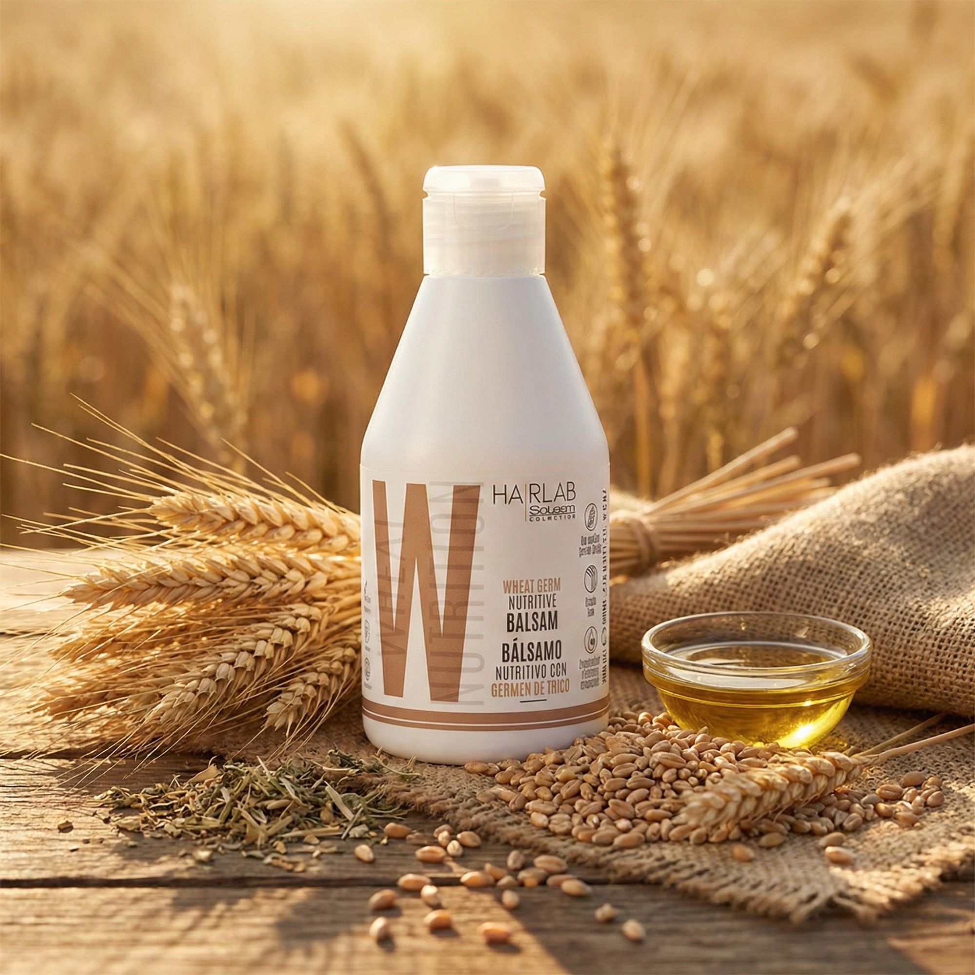 Salerm WHEAT NUTRITION vyživující balzám pro suché vlasy 1200 ml