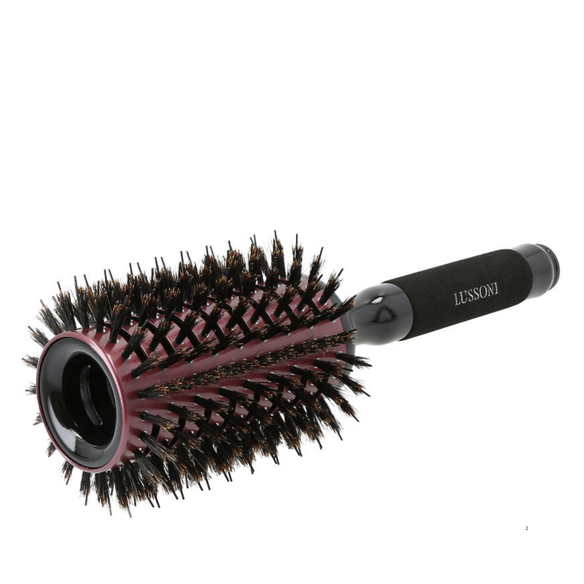 LUSSONI Natural Style kulatý kartáč s kančími štetinami 50 mm