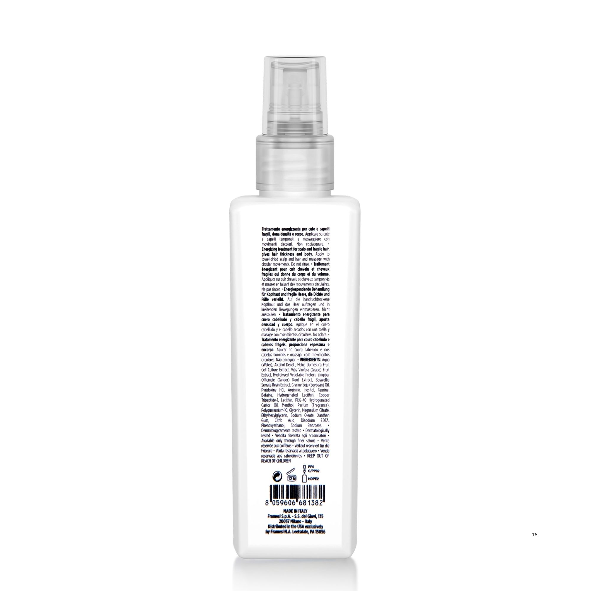 Framesi REINFORCING energizující sprej pro podporu růstu vlasů 150 ml