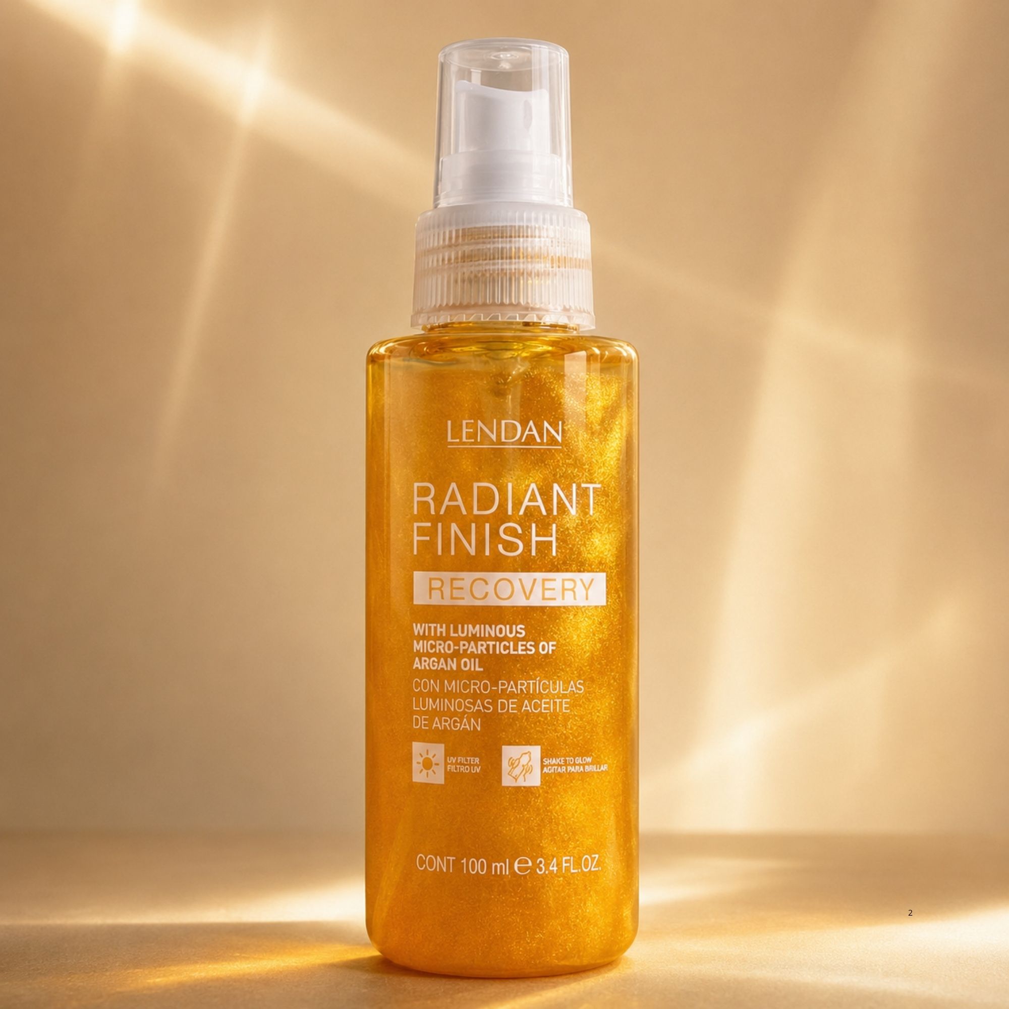 Lendan Recovery Radiant Finish sprej pro zářivý lesk vlasů 100 ml