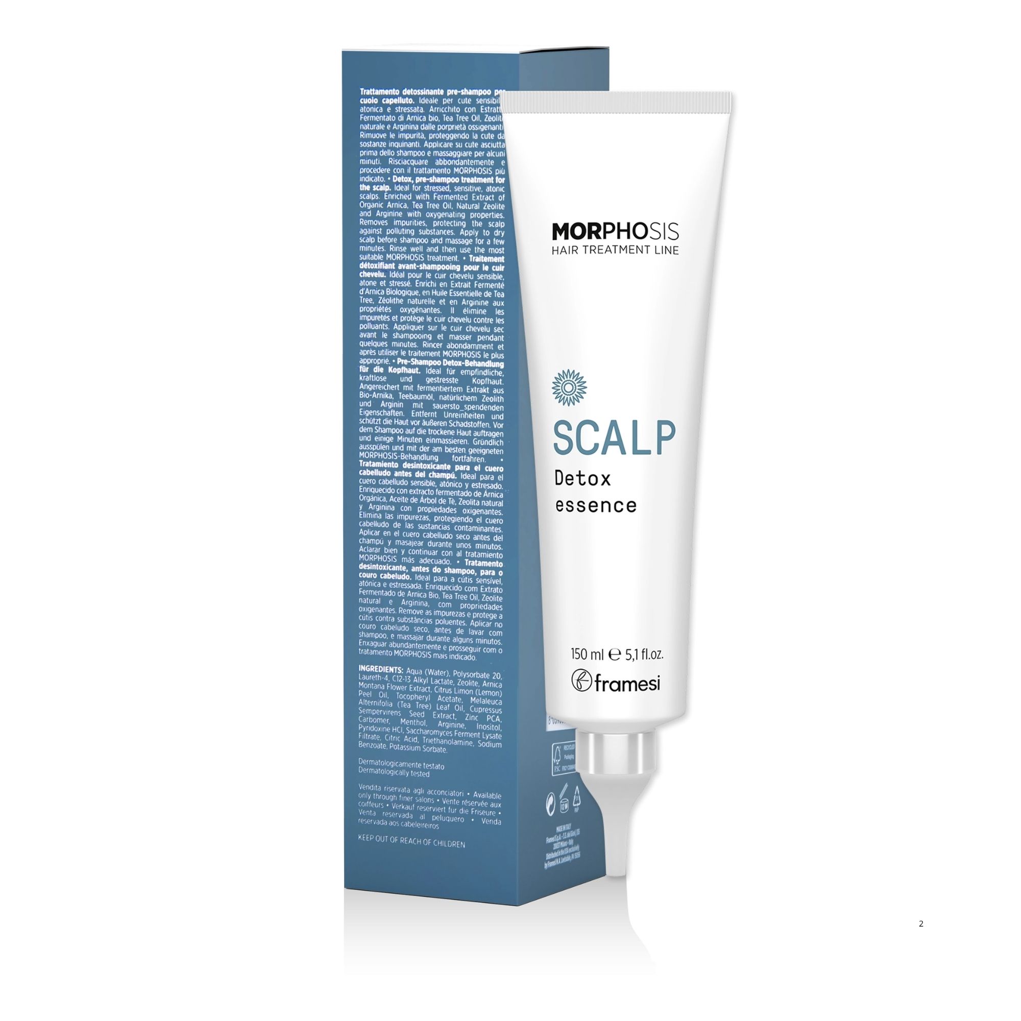 Framesi SCALP Detox Essence pro detoxikaci vlasové pokožky 150 ml