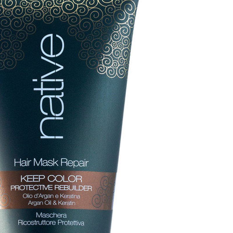 Native oživující maska s keratinem a arganem 250 ml