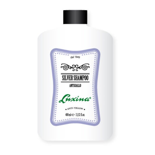 Luxina Silver stříbrný šampón pro muže 400 ml