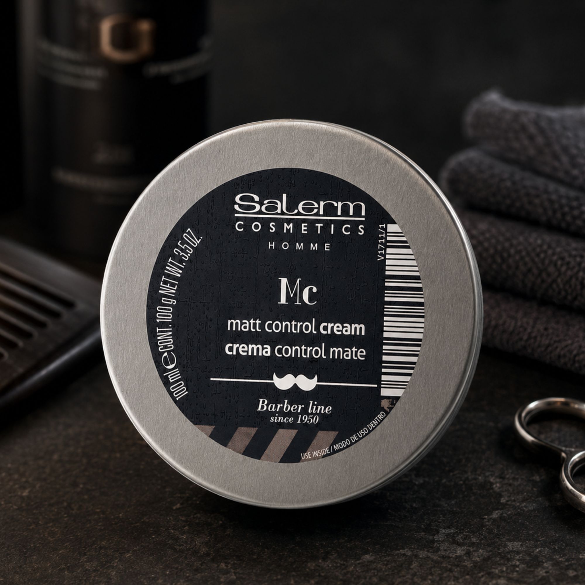 Salerm Homme Controle Creme matující krém na vlasy 100 ml