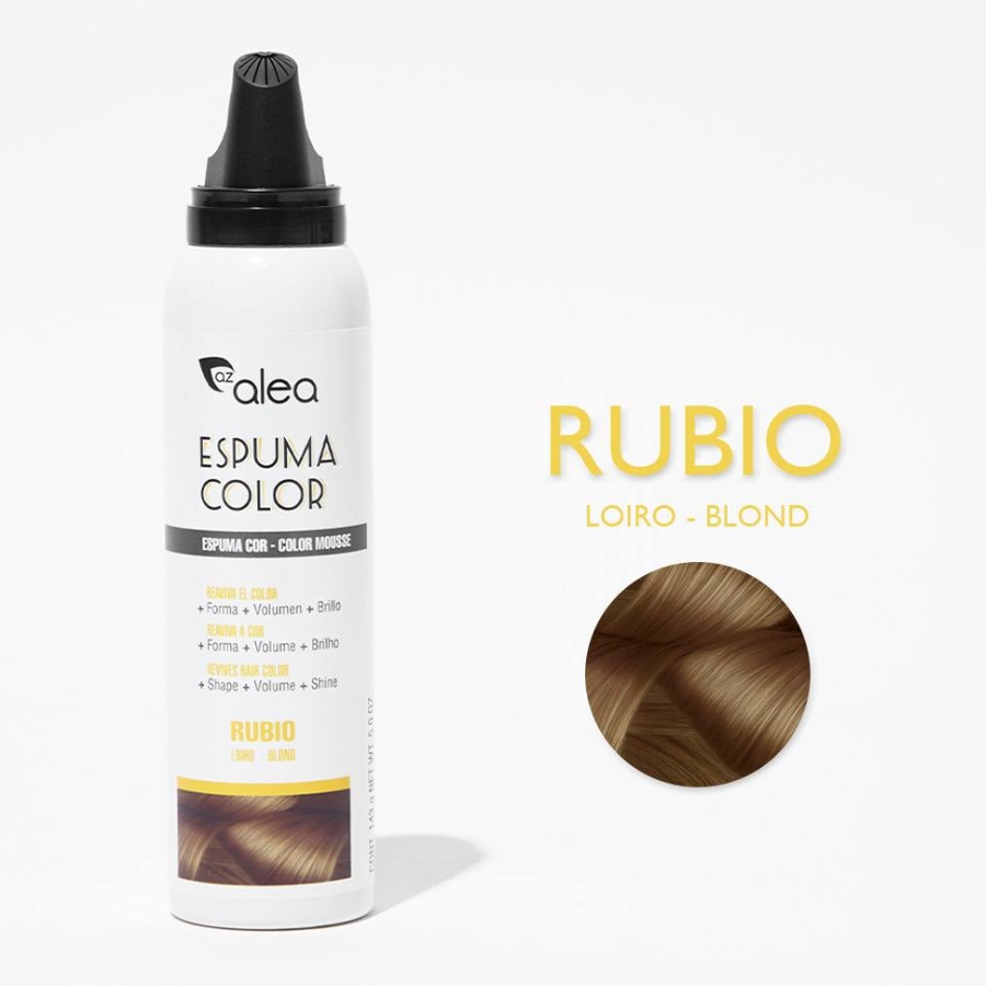 Alea Espuma Color barevná tužící pěna na vlasy BLOND 150 ml