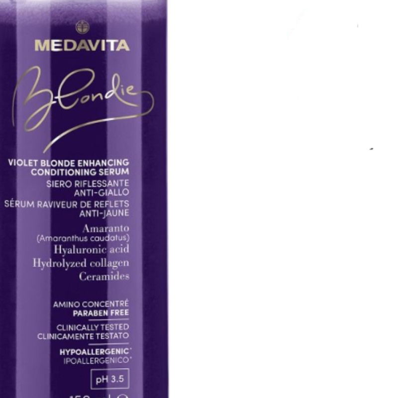 Medavita Blondie Violet Blondes leave-in kondicionér pro studené blond vlasy 150 ml