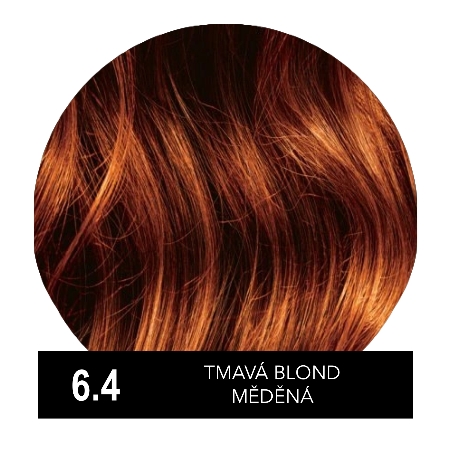 Hely Color permanentní barva na vlasy - tmavá blond měděná (6.4/6C) 60 ml