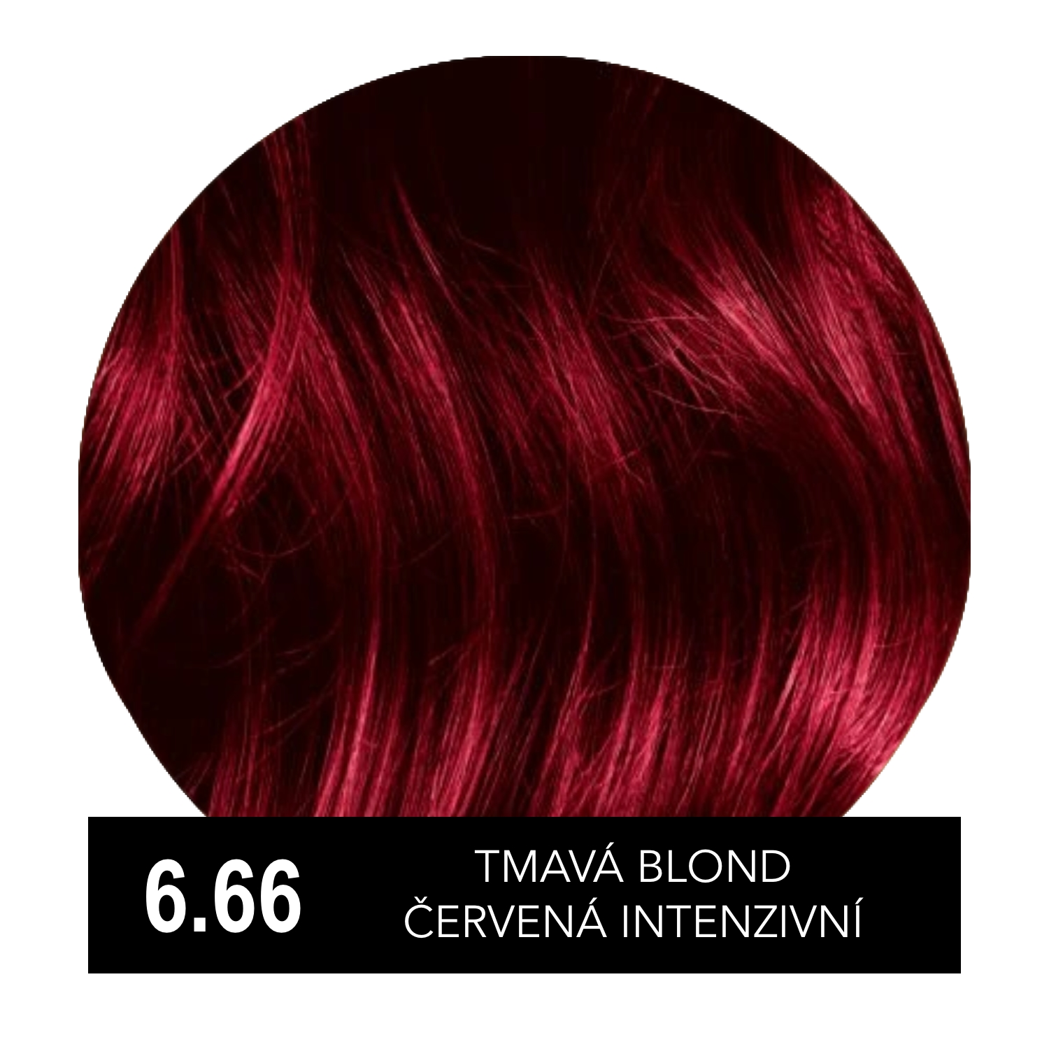 Hely Color permanentní barva na vlasy - tmavá blond červená intenzivní (6.66/6RR) 60 ml