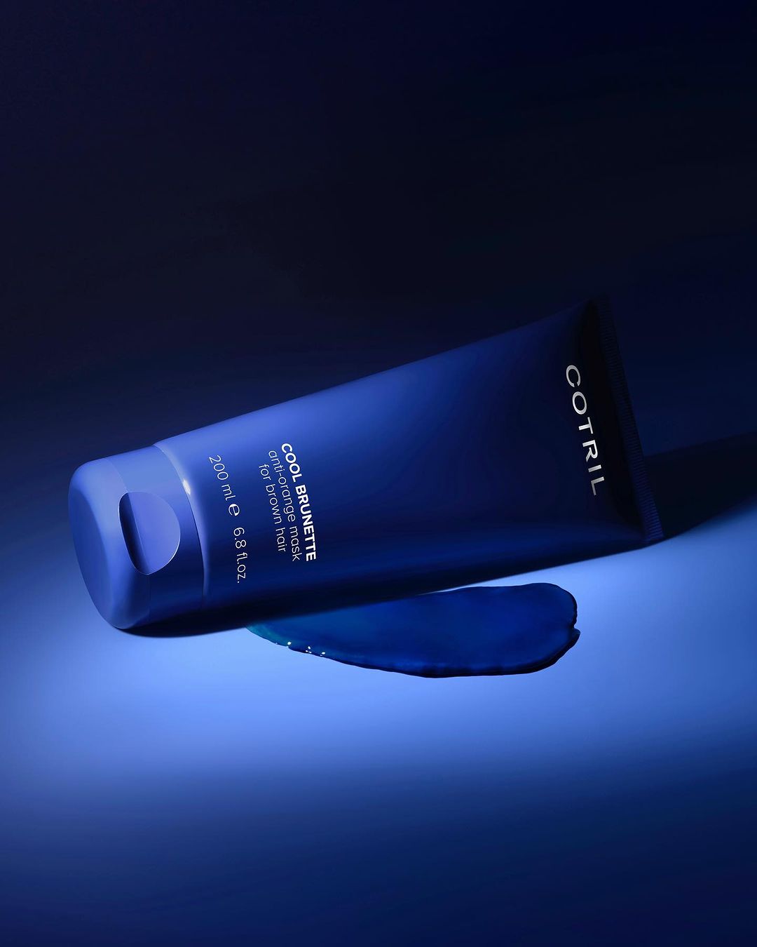 Cotril Cool Brunette modrá maska pro hnědé vlasy 200 ml