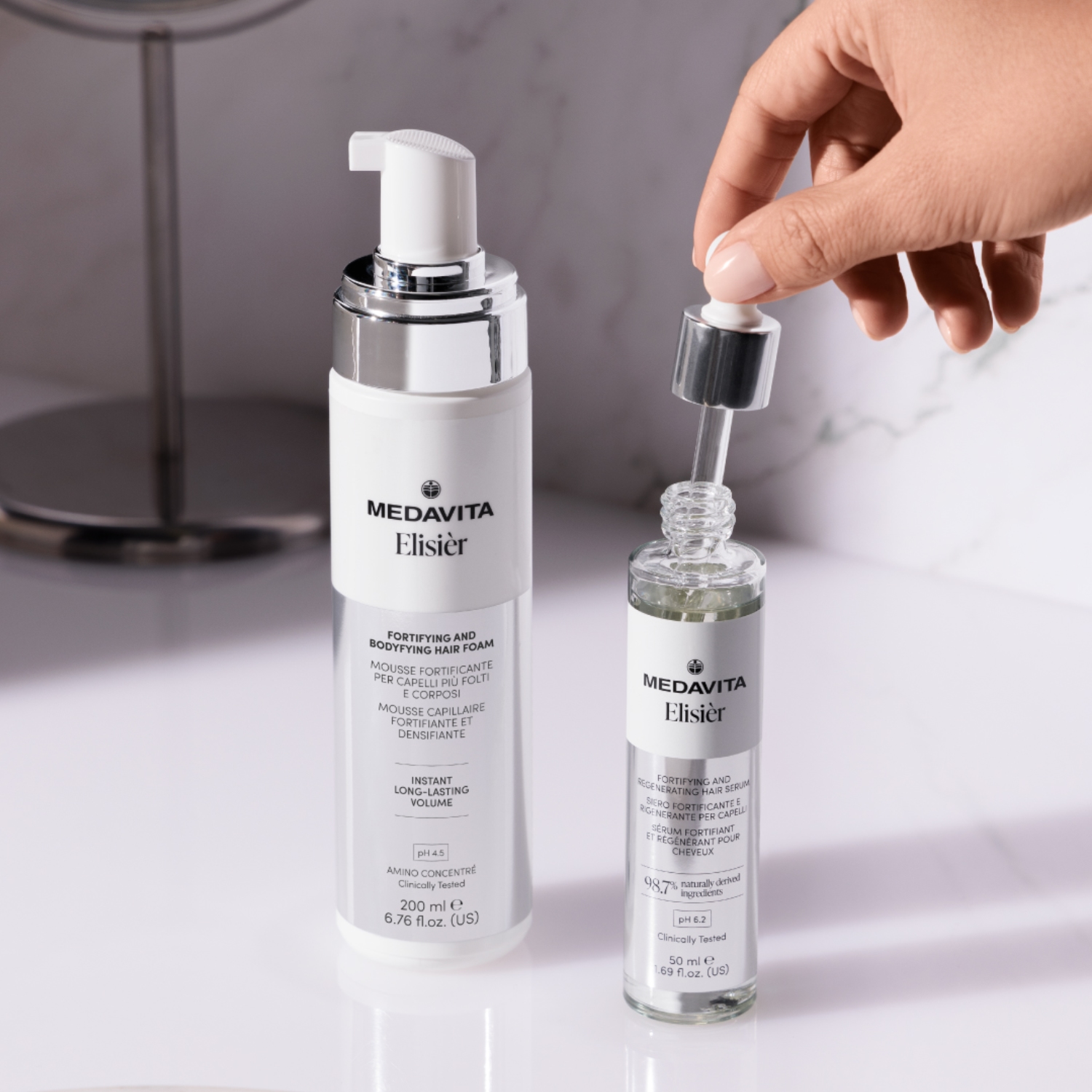 Medavita Elisièr posilující kosmetická sada pro objem vlasů