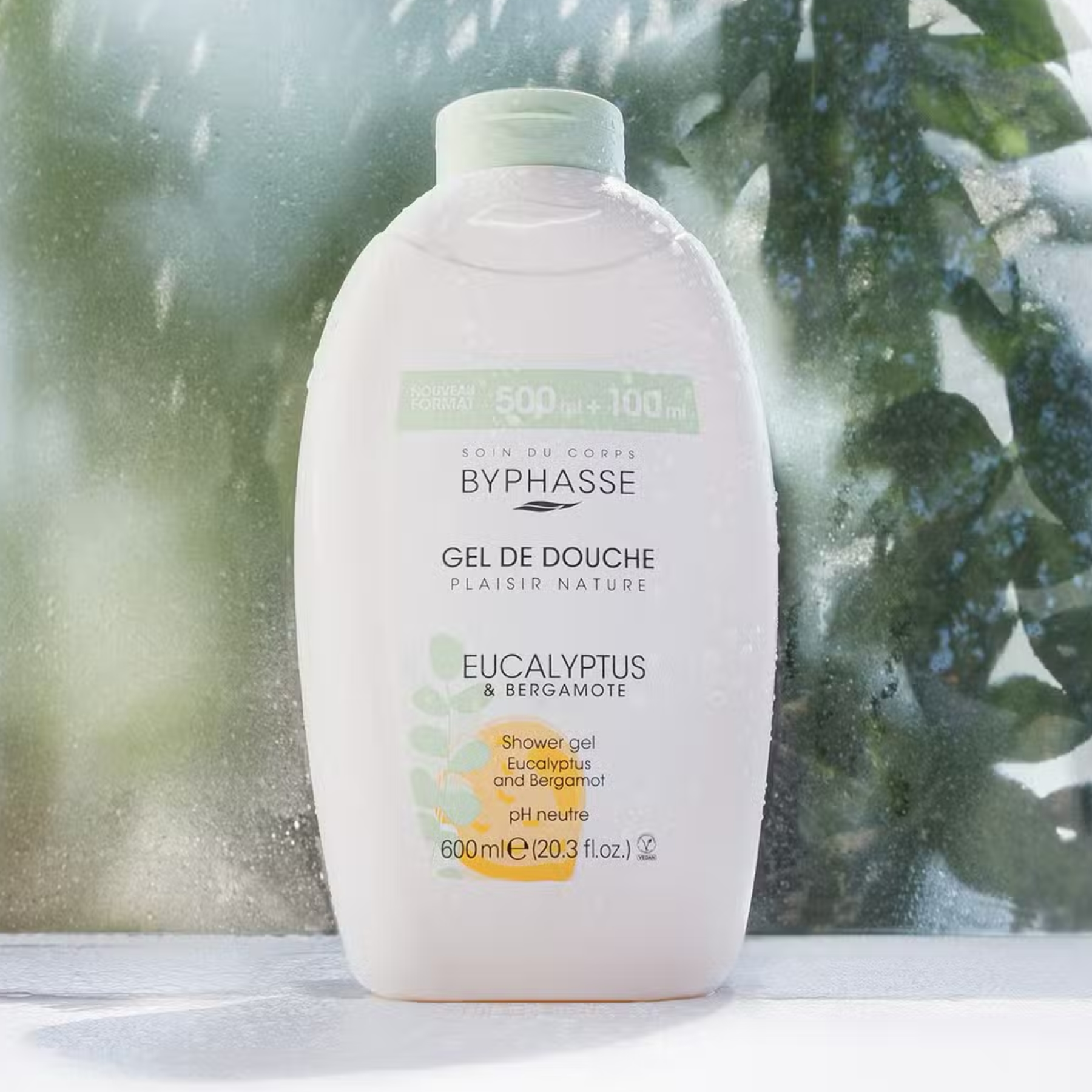 Byphasse sprchový gel eukalyptus a bergamot 600 ml