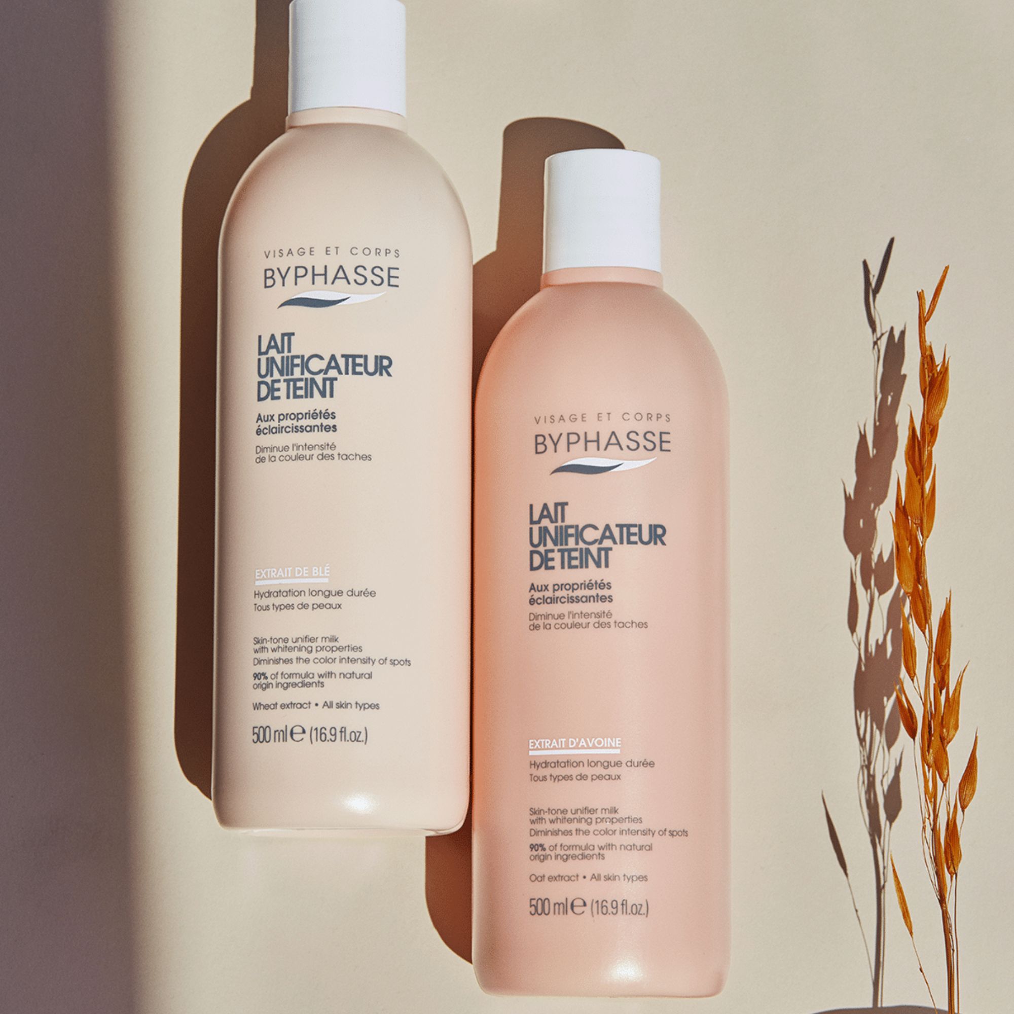 Byphasse Oat rozjasňující tělové mléko 500 ml