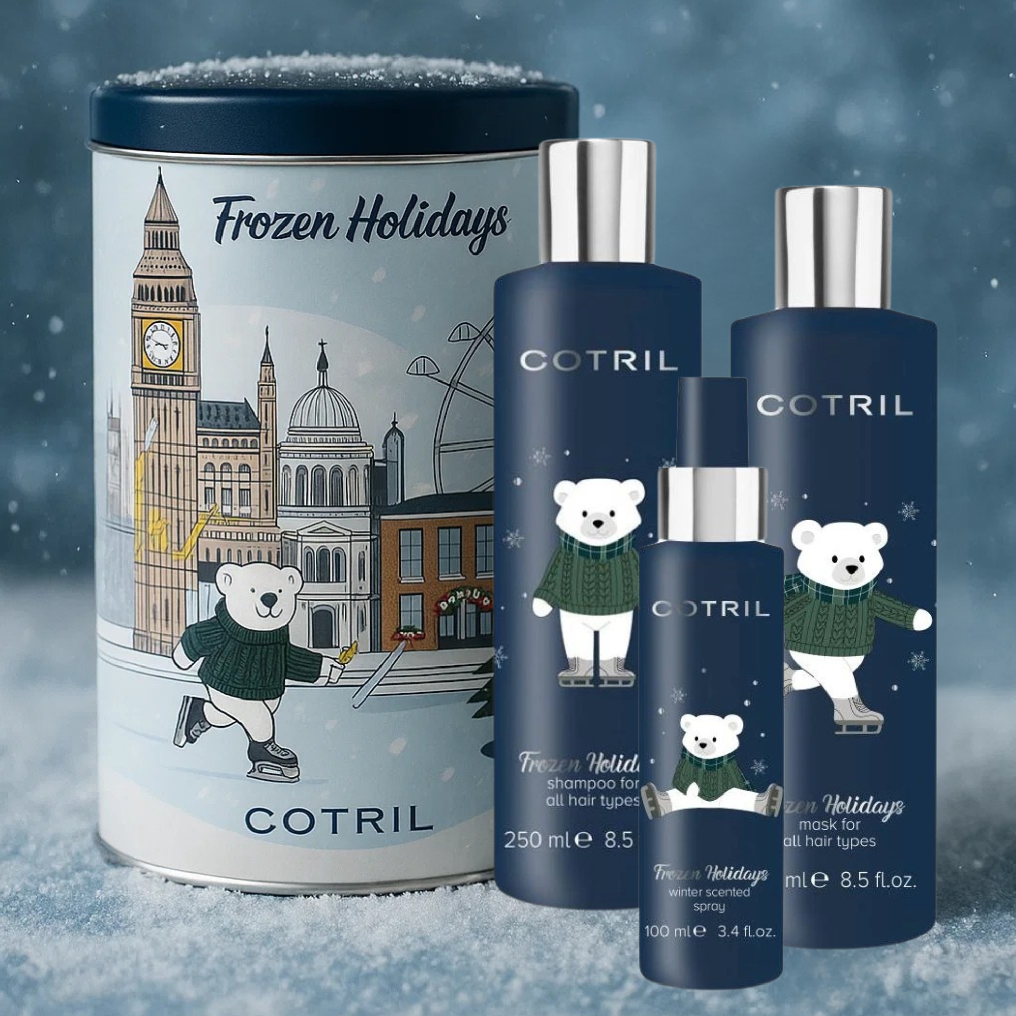 Cotril Frozen Holidays vánoční kosmetická sada v dárkovém boxu