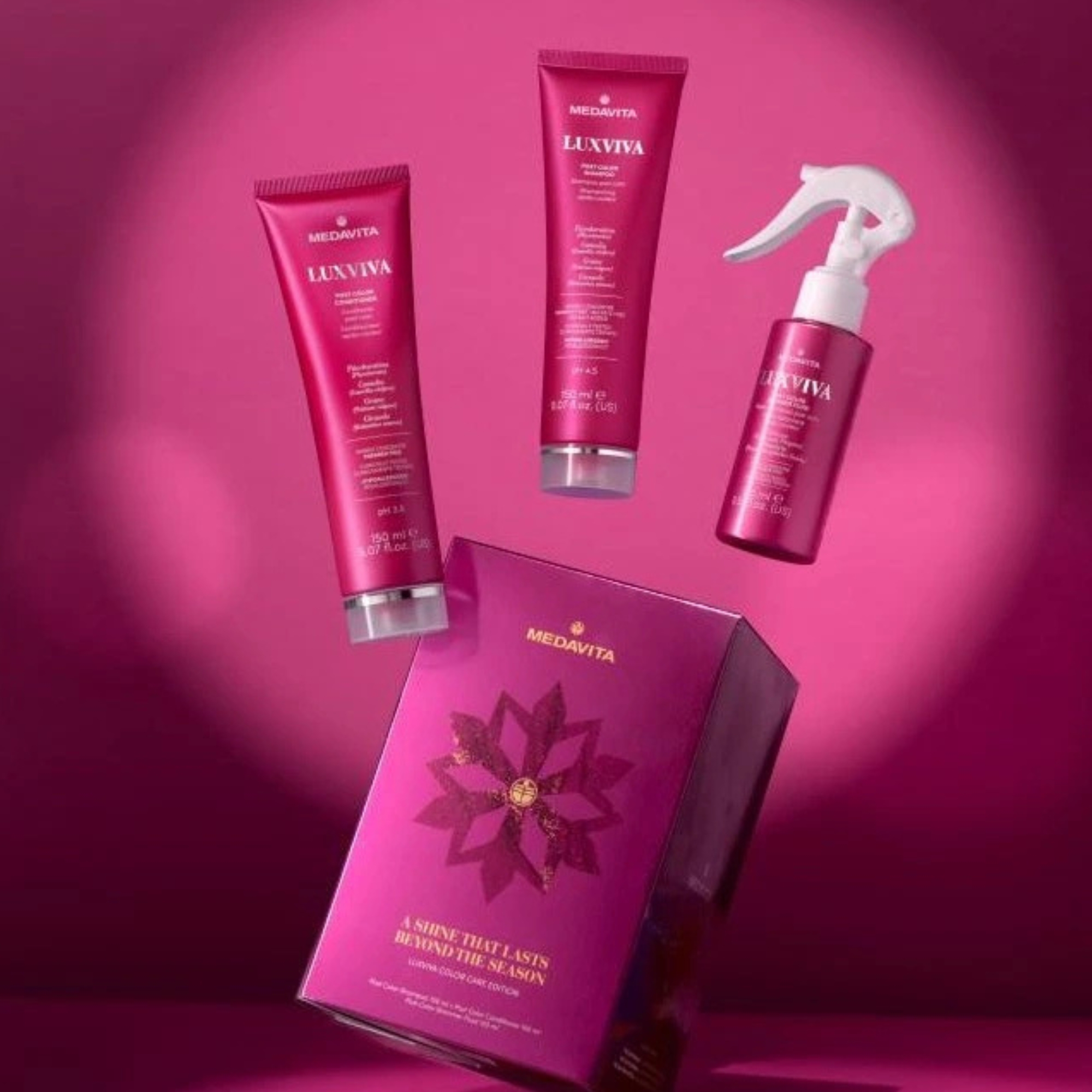 Medavita Luxviva dárková sada pro barvené vlasy