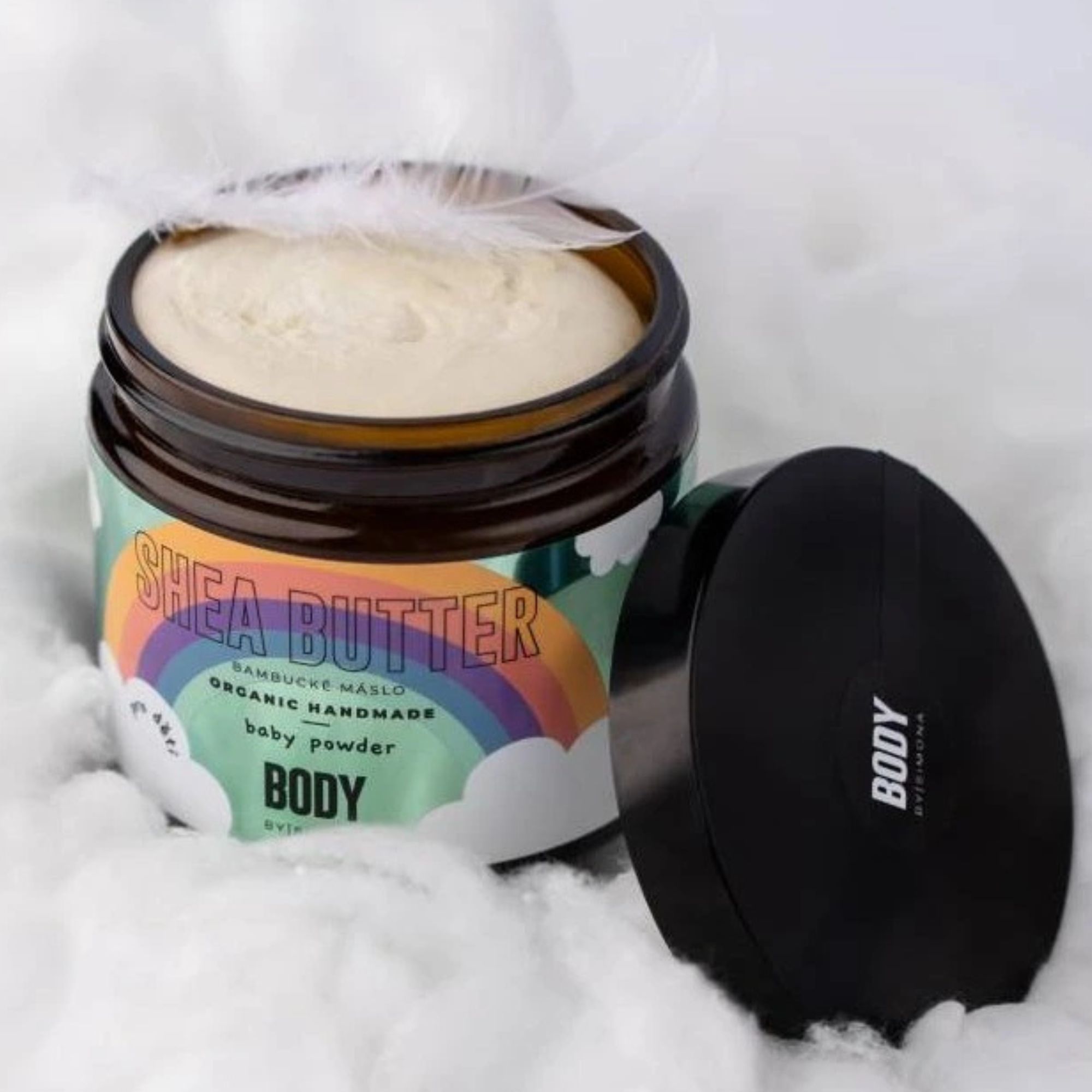 Body by Simona Baby Powder bambucké máslo pro děti 250 ml