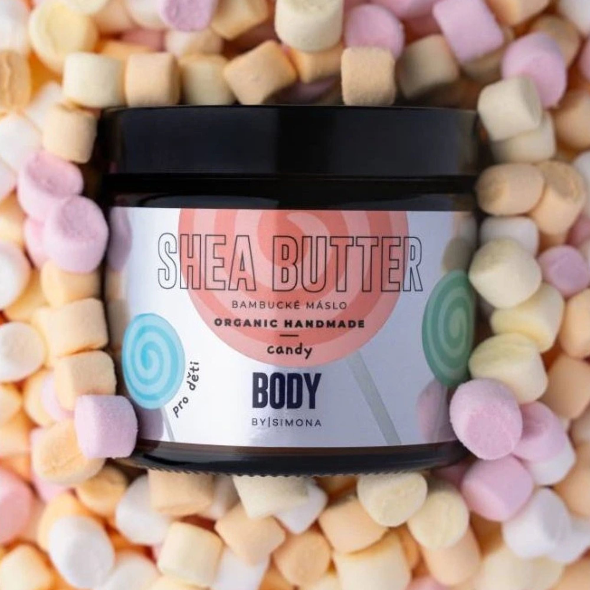 Body by Simona Candy bambucké máslo pro děti 250 ml