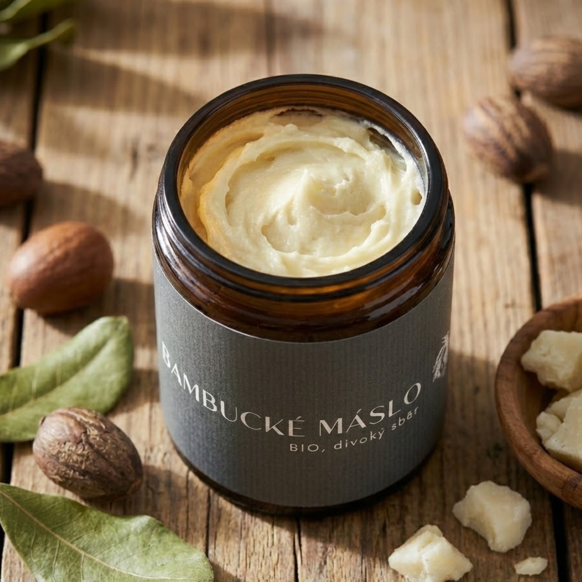 Farm.inc Šlehané bambucké máslo BIO RAW 180 ml