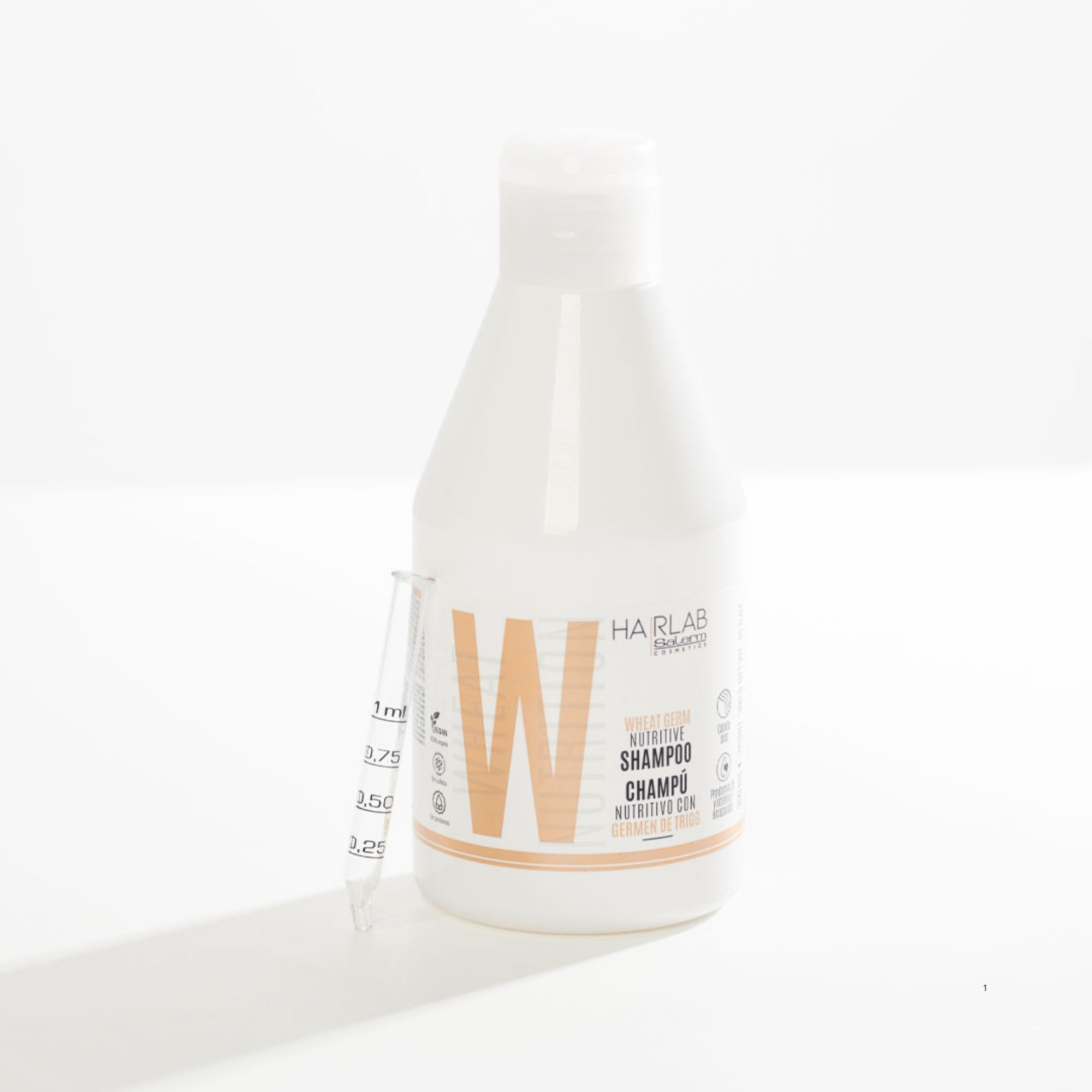 Salerm WHEAT NUTRITION vyživující šampon pro suché vlasy 600 ml